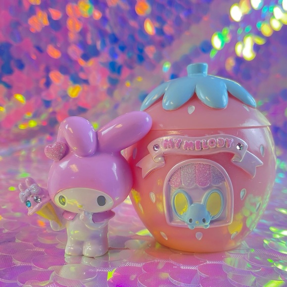 Sanrio My Melody Pink Strawberry Accessory Case